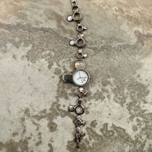 Mickey Disney Silver Women's Bracelet Watch